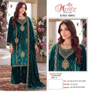 Motifz R 1569 Ice Velvet Embroidered Suit with Premium Bits Worked Pakistani Suits