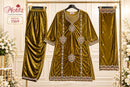Motifz R 1569 Ice Velvet Embroidered Suit with Premium Bits Worked Pakistani Suits