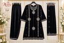 Motifz R 1569 Ice Velvet Embroidered Suit with Premium Bits Worked Pakistani Suits