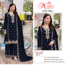 Motifz R 1566 Velvet Embroidery & Bits Work Designer Readymade Suit
