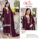 Motifz R 1566 Velvet Embroidery & Bits Work Designer Readymade Suit