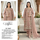 Shree Fabs SF 5607 Heavy Chiffon Suit with Heavy Embroidery Hand Khatli Worked Suits
