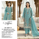 Shree Fabs SF 5607 Heavy Chiffon Suit with Heavy Embroidery Hand Khatli Worked Suits