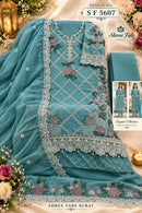 Shree Fabs SF 5607 Heavy Chiffon Suit with Heavy Embroidery Hand Khatli Worked Suits