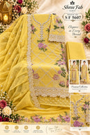 Shree Fabs SF 5607 Heavy Chiffon Suit with Heavy Embroidery Hand Khatli Worked Suits