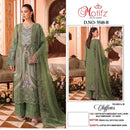Motifz 5548 Gold Siffon Suit with Embroidery Khatli Work & Back Worked Pakistani Suits