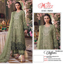 Motifz 5549 Siffon Suit with Embroidery Khatli Work Designer Party Wear Collection