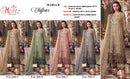 Motifz 5549 Siffon Suit with Embroidery Khatli Work Designer Party Wear Collection