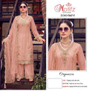 Motifz 5447 Organza With Embroidery & Bits Work Pakistani Suit Collection