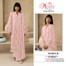 Motifz 5418 Maria B Pure Cambric Cotton With Embroidery Worked Pakistani Suits