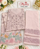 Motifz 5418 Maria B Pure Cambric Cotton With Embroidery Worked Pakistani Suits