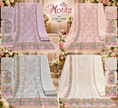 Motifz 5418 Maria B Pure Cambric Cotton With Embroidery Worked Pakistani Suits