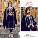 Motifz 2046 9000 Velvet Pakistani Suit for Women with Embroidery Bits Work Molisha Fashion Hub