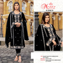 Motifz 2046 9000 Velvet Pakistani Suit for Women with Embroidery Bits Work Molisha Fashion Hub