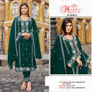 Motifz 2046 9000 Velvet Pakistani Suit for Women with Embroidery Bits Work Molisha Fashion Hub