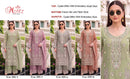 Motifz 5491 Crystal Chiffon Embroidery Khatli Work Designer Suit Collection