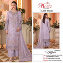 Motifz 5561 Chiffon Suit With Embroidery Khatli Work & Back Work Pakistani Suits