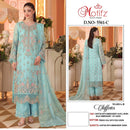 Motifz 5561 Chiffon Suit With Embroidery Khatli Work & Back Work Pakistani Suits