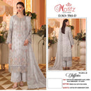 Motifz 5561 Chiffon Suit With Embroidery Khatli Work & Back Work Pakistani Suits