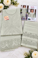 Motifz 5418 Pure Cambric Cotton Embroidery Work Suit Premium Unstitched Suit Collection