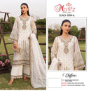 Motifz 5559 Chiffon Suit With Embroidery Khatli Work Premium Unstitched Suit Collection