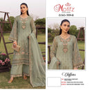 Motifz 5559 Chiffon Suit With Embroidery Khatli Work Premium Unstitched Suit Collection