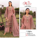 Motifz 5559 Chiffon Suit With Embroidery Khatli Work Premium Unstitched Suit Collection
