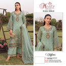 Motifz 5559 Chiffon Suit With Embroidery Khatli Work Premium Unstitched Suit Collection