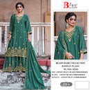 Bilqis B 279 Chinon Heavy Beads Embroidered Designer Suit Collection Molisha Fashion Hub