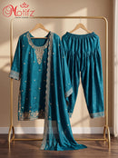 Motifz R 1545 Fendi Suit with Bits Work Premium Designer Party Wear Farshi Salwar Suits
