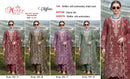 Motifz 1551 Chiffon Embroidery & Khatli Work Pakistani Suit Premium Designer Suit