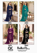 Al Karam Butterfly NX Rayon Embroidered Salwar Suits