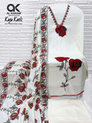 Al Karam Kaju Katli Rayon Fancy Work Ladies Designer Suit