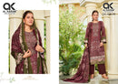 Al Karam Qalamkar Cotton Digital Print With Fancy Work Suit