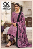 Al Karam Sadabahar Vol 2 Rayon Fancy Embroidery Work Suit