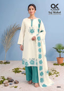 Al Karam Taj Mahal Rayon Fancy Embroidery Suit Collection