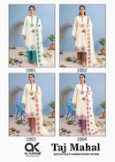 Al Karam Taj Mahal Rayon Fancy Embroidered Designer Suit