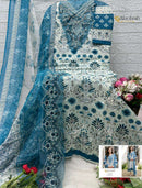 Al Zohaib Innaya Premium Cotton Heavy Patch Embroidered Suit
