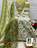 Al Zohaib Innaya Premium Cotton Heavy Patch Embroidered Suit