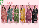 Alok Suits Apple Cut Edition 4 Viscose Foil Print Suit With Fancy Embroidery Work