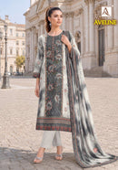 Alok Suits Aveline Viscose Digital Print Designer Embroidery Work Suit