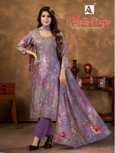 Alok Suits Beats Magic Viscose Digital Print Suit With Heavy Designer Worked
