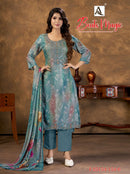Alok Suits Beats Magic Viscose Digital Print Suit With Heavy Designer Worked