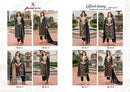 Alok Suits Black Bunny Edition 6 Viscose Printed Suit With Fancy Embroidery