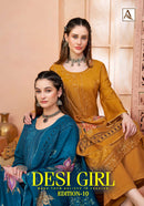 Alok Suits Desi Girl Edition 10 Viscose Embroidered Designer Suit
