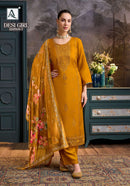 Alok Suits Desi Girl Edition 7 Viscose Embroidery Designer Suit