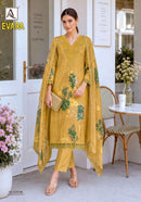 Alok Suits Evara Viscose Digital Print Fancy Embroidery Suit