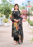 Alok Suits Fariha Edition Vol 7 Muslin Digital Print Fancy Work Suit