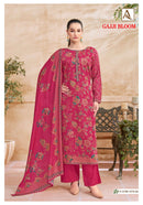 Alok Suits Gajji Bloom Gajji Print Suit With Fancy Worked Pakistani Suits