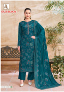 Alok Suits Gajji Bloom Gajji Print Suit With Fancy Worked Pakistani Suits